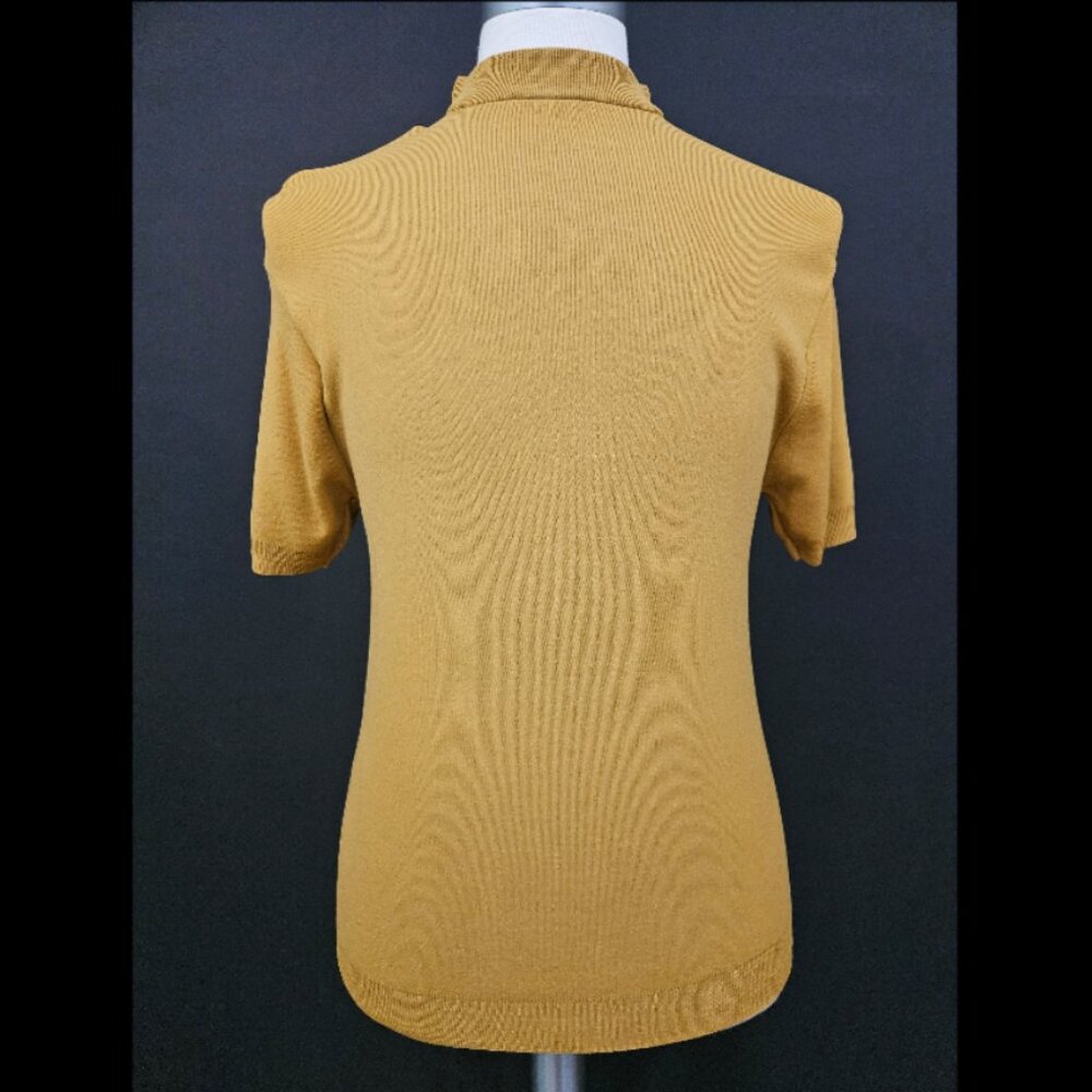 60s Ban-Lon Tan Yellow Short Sleeve Shirt